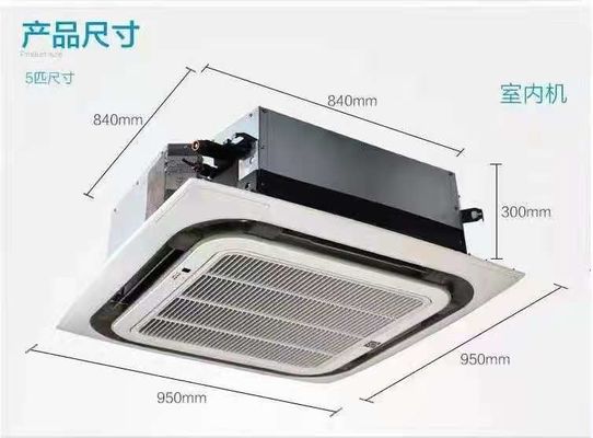 Охлаждая и нагревая разделенная стена кондиционера установила 1HP 9000btu R410