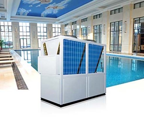 Воздух теплового насоса бассейна инвертора DC ERP R32 R410A A+++, который нужно намочить