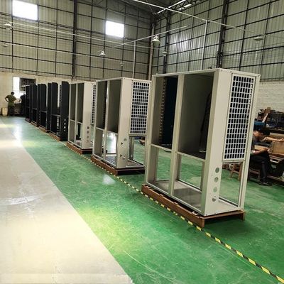 Воздух теплового насоса бассейна инвертора DC ERP R32 R410A A+++, который нужно намочить