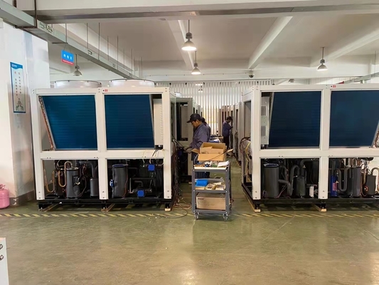 тепловой насос каскада частоты низкой температуры 52Kw R410A переменный для скотобойни