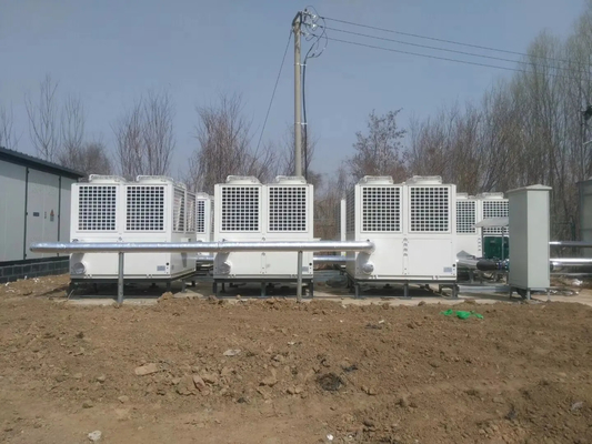 Хладоагент теплового насоса 25Kw R410A источника воздуха каскада вода 90 градусов горячая