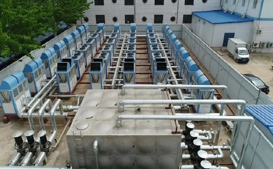 Тепловой насос 150Kw каскада горячей воды R134a R410A для горнодобывающих компаний