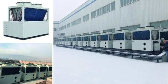 тепловой насос водного источника СО2 160Kw для топления университета школы и горячей воды